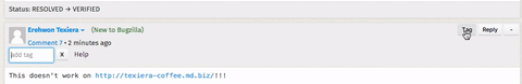 Comment Tagging Spam