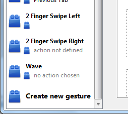 More gestures