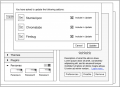Notification on two-panel design, in content or not