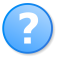 Blue question mark icon